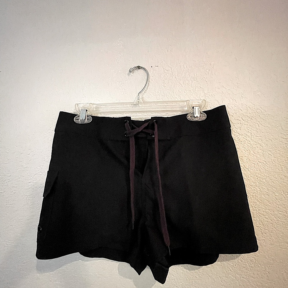 La Blanca Black Swim Trunks Small EUC